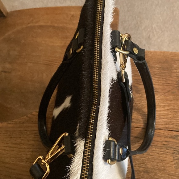 WildGooseBags Hair on Hide/Leather Sally Ann Crossbody/Tote Bag Like New! - Picture 4 of 7